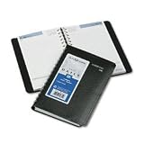 At-A-Glance SK46-00 Dayminder daily planner, no appointment ruling, 4-7/8x8, black