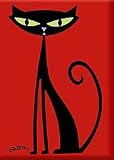 Artist SHAG (Josh Agle) Original Shag Cat Fridge Magnet