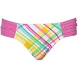 Roxy Plaid Paradise Sidewinder Bikini Bottom - Women's