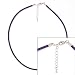 Purple Necklace Purple Cotton Satin Necklace With Silver Tone Clasp 3.4mm / 18-20 Inches
