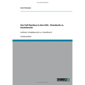 【クリックでお店のこの商品のページへ】Der Fall Rambus in Den USA - Standards vs. Kartellrecht： Anni Heimann： 洋書