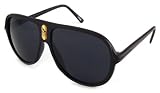 UrbanSpecs Sunglasses - Boutique - Marlin / Frame: Black Lens: Orange Blockers