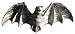 Mens VAMPIRE BAT Alternative Retro Metal Belt Buckle