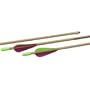 Bear Archery Youth Safetyglass Target Arrows (3 per card), 24-inch