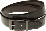 JOSEPH ABBOUD Seamless Reversible Dress Belt [JB0161/7700], BLACK BROWN