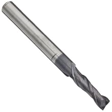 Melin Tool AMG Carbide Square Nose End Mills, Decimal, AlTiN Finish, 30 Degree Helix, For Use With Aluminum/Aluminum Alloys, Cast Iron, Plastics, Steel/Steel Alloys, Titanium/Titanium Alloys