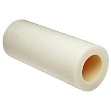 Wear Resistant Slippery Cast Nylon 6 Round Tube, Smooth Finish, ASTM D5989, White