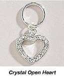 CRYSTAL HEART - Dazzling Dog Collar Charm