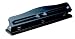 Charles Leonard Inc. 3 Hole Adjustable Paper Punch, 12 Sheet Capacity, Black, 1 per Box (033)