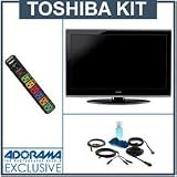 Toshiba 40G300U 40 1080p 120 Hz LCD HDTV, with Accessory Kit (2 HDMI Cables, 1 RGB Cable, 1 Audio Cable, Plasma / LCD Clean Kit, Monster 6 Outlet Surge Protection)