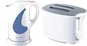 MORPHY RICHARDS 1.5 LITRE FILTERMASTER III RAPID BOIL WHITE KETTLE (43160) & 2 SLICE WHITE TOASTER (44150) COMBINATION SET