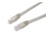 2 Meter CROSSOVER Cat6 GRAY Shielded Hospital Grade Ethernet Network Patch Cable Cord for Internet Router Switch Hub and Gaming - Gold Plated Male to Male RJ45 Connectors for Base-T Networks - Works best for your desktop laptop router modem switch hub DSL Xbox PS2 or PS3 - HIGHEST QUALITY