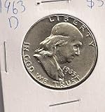 1963 D FRANKLIN HALF DOLLAR SILVER HIGH GRADE