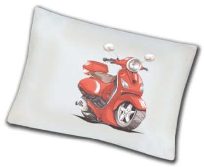 Personalisiertes Koolart - Vespa LX 50 Bike - Kissenbezug