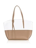 Lucca Baldi Bolso asa al hombro (Blanco / Taupe)