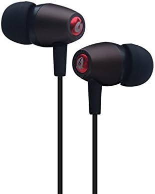 ALTEAM 41M High Performance In-Ear Headphones with MIC Metallic appearance Headset for iPhone 6, 6 Plus, 5S, 5C, 5, 4S, 4 / iPad 4, 3, 2, 1, Mini, Air (Retina Display models) / iPod Touch, Nano, Shuffle, Classic / Samsung Galaxy S5, S4, S3, Note 4, Note 3, Note 2 / Other Android Smartphones - Motorola, Google Nexus, HTC, Sony, Nokia / Tablets & MP3, MP4 Players (3 Different Size Ear Inserts / Retail Packaging),Uses 3.5mm jack --Black