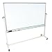 Luxor Reversible Magnetic Adjustable Whiteboard 72W X 40H