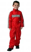 Child Fabulous Race Car Driver Costume Jumpsuit