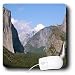 Sandy Mertens California - El Capitan and Bridalveil Falls in Yosemite National Park - Mouse Pads