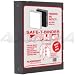 Flashpoint Archival Plastic Storage Binder Box with 3 'O'-Rings, 9" x 11", Portrait Format, Color: Black