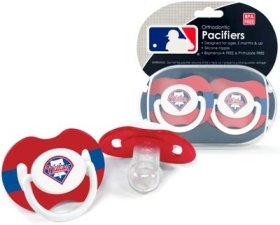 Philadelphia Phillies Pacifier - 2 Pack, Catalog Category: NLB