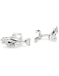 ROTENIER "Novelty" Sterling Silver FisHand Hook Cufflinks
