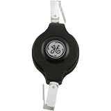 GE 98754 4-Feet 2 in 1 Retractable Cable for Network/Modem