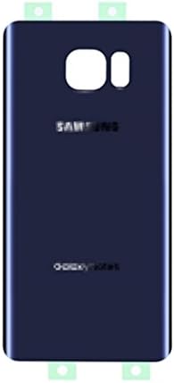 Repair replacement parts OEM Note 5 Battery Back Cover Glass Panel with Adhesive Preinstalled for Samsung Galaxy Note 5 N920 N920T N920A N920P N920V N920F (Black Sapphire)