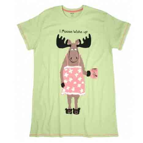 Hatley Women I Moose Wake Up Sleepshirt