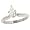 0.52cttw Pear Shape Diamond Solitaire Ring Egl G-H/vs2