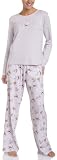Cinema Etoile Women's 3-Piece Snow Puppies Pajama Set