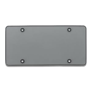 Cruiser Accessories Tuf-Shield Smoke Flat License Plate