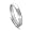 18k White Gold Flat Top Comfort Fit Men's Wedding Band with Beveled Edges, 4mm
