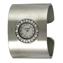 Henley Glamour - H07028.1 - Montre mode Femme - Quartz Analogique - Ecran argent&eacute; - Bracelet argent&eacute; Large - Acier Inoxydable