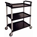 Polypropylene Mobile Trolley Compact. Colour: Black