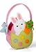 Baby Easter Basket - Pink Bunny - Felt Easter Basket - 176018