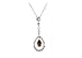 Diamond Cinnamon Brown Necklace/Pendant 0.90 CTW 18K White Gold
