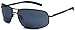 In Style Eyes Ace in the Hole Bifocal Reading Sunglasses - Full-Rimmed, Rectangular Metal Frame - Non-Polarized Aspheric Lens