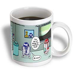 R2D2 Brings Girl Home To Mom - 11oz Mug