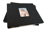 Deluxe Faux Silk Scrapbooks with Acid Free Heavyweight Paper - 2 Pack