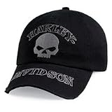 Harley-Davidson® Men's Washed Skull Baseball Cap Hat....