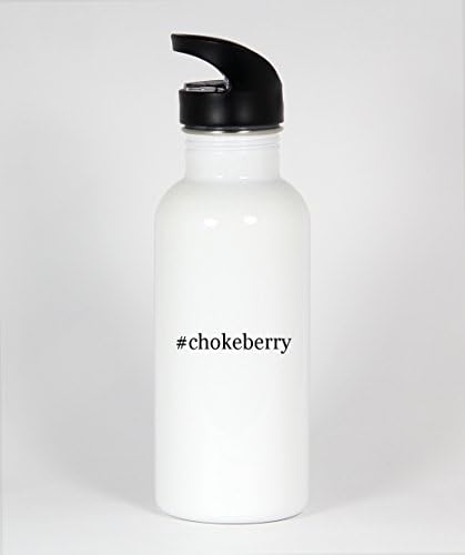 #chokeberry - Funny Hashtag 20oz White Water Bottle