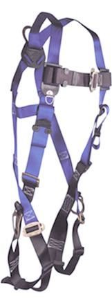 cheap FallTech 7017 Contractor Full Body Harness with 3 D-Rings and Mating Buckle Leg Straps, Universal Fit