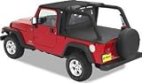 Duster? Deck Cover; Wrangler Unlimited; 04-06 W\FACTORY HARDTOP REMOVED