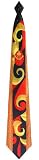 Swirls in Red and Black