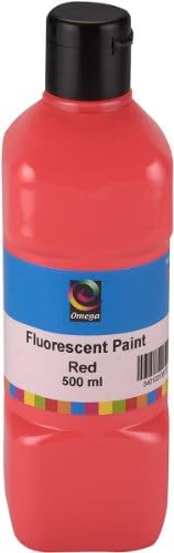 Omega Fluorescent Paint, 500ml, Red