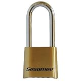 CCL 197-K437 Sesamee Keyless Padlocks, Corbin, 5/16 Diameter, 2 1/4 Length x 1 Width, Brass by Ccl