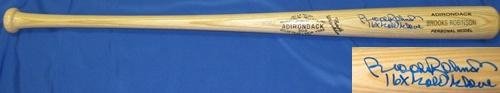 Brooks Robinson Autographed/Hand Signed Rawlings Bat Orioles