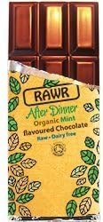 Rawr Chocolate Org After Dinner Mint Raw Choc 60g x 1 by Rawr Chocolate