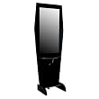 "Boston" Black Single Styling Station With Mirror